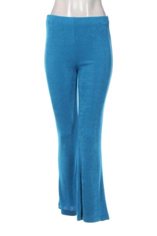Damskie spodnie Bershka, Rozmiar L, Kolor Niebieski, Cena 59,27 zł, #137301052