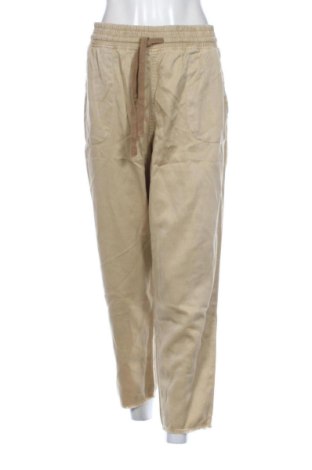 Pantaloni de femei Zara, Mărime L, Culoare Bej, Preț 99,73 Lei, #137304593