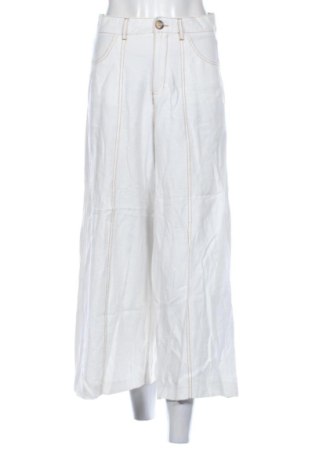 Pantaloni de femei Zara, Mărime S, Culoare Ecru, Preț 104,98 Lei, #137309051