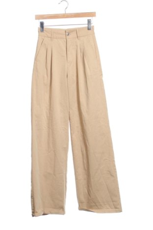 Damenhose Bershka, Größe XXS, Farbe Beige, Preis 10,00 €, #137309183