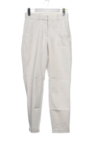 Damskie spodnie H&M, Rozmiar XS, Kolor ecru, Cena 55,04 zł, #137318459