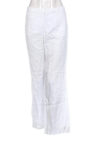 Pantaloni de femei Mango, Mărime L, Culoare Alb, Preț 98,15 Lei, #137324177