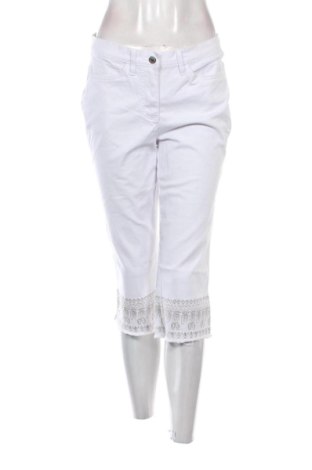 Damskie spodnie Bpc Bonprix Collection, Rozmiar M, Kolor Biały, Cena 42,33 zł, #137326283