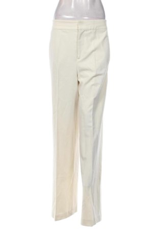 Pantaloni de femei Zara, Mărime M, Culoare Ecru, Preț 94,48 Lei, #137277659