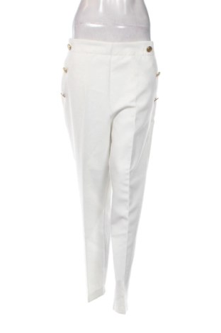 Pantaloni de femei Zara, Mărime XL, Culoare Alb, Preț 99,73 Lei, #137277838
