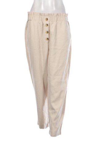 Pantaloni de femei Zara, Mărime M, Culoare Bej, Preț 89,23 Lei, #137299869