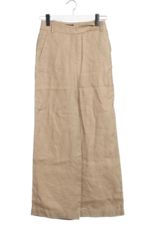 Pantaloni de femei Massimo Dutti, Mărime XS, Culoare Bej, Preț 128,00 Lei, #137300420