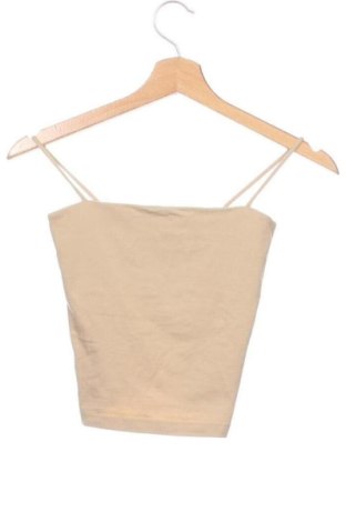 Tricou de damă Gina Tricot, Mărime XS, Culoare Bej, Preț 26,25 Lei, #137293980