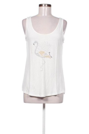 Tricou de damă Promod, Mărime L, Culoare Alb, Preț 32,45 Lei, #137313633