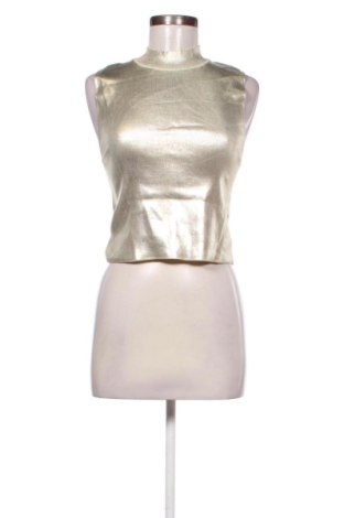 Pulover de femei Zara, Mărime M, Culoare Auriu, Preț 82,00 Lei, #137317896