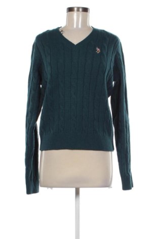 Pulover de femei U.S. Polo Assn., Mărime L, Culoare Verde, Preț 157,95 Lei, #137327637