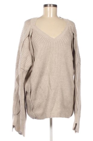 Pulover de femei Unbranded, Mărime XXL, Culoare Bej, Preț 91,00 Lei, #137304257