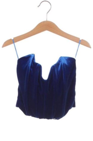 Top de femei Bershka, Mărime XXS, Culoare Albastru, Preț 55,99 Lei, #136817010