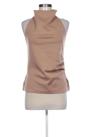 Top de femei Zara, Mărime L, Culoare Bej, Preț 63,23 Lei, #137279189