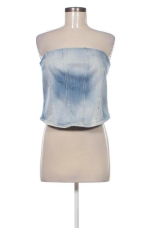 Top de femei Zara, Mărime M, Culoare Albastru, Preț 64,47 Lei, #137282142