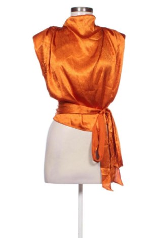 Top de femei Zara, Mărime S, Culoare Portocaliu, Preț 73,49 Lei, #137299345