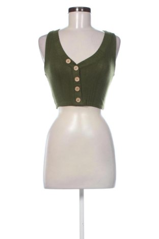 Top de femei Stradivarius, Mărime XS, Culoare Verde, Preț 54,00 Lei, #137304435