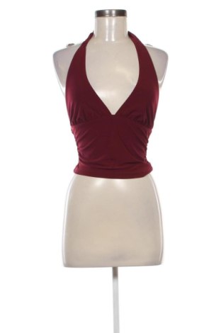 Top de femei Bershka, Mărime M, Culoare Roșu, Preț 57,74 Lei, #137323999