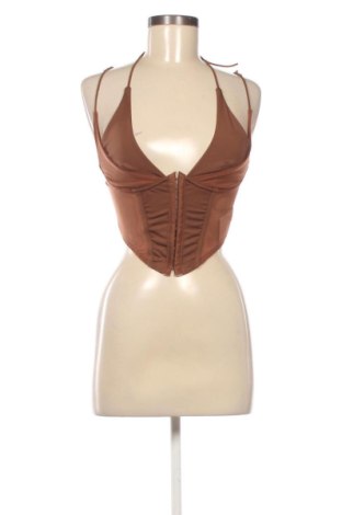 Γυναικείο τοπ Unbranded, Μέγεθος XS, Χρώμα Καφέ, Τιμή 15,13 €, #137320135