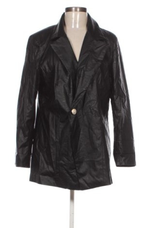 Дамско кожено палто Unbranded, Размер XXL, Цвят Черен, Цена 108,00 €, #137288072