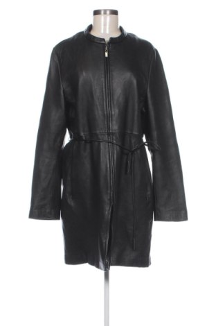 Palton din piele pentru damă Unbranded, Mărime L, Culoare Negru, Preț 535,40 Lei, #137292084