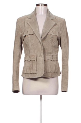 Geacă de piele pentru femei D'Auvry, Mărime M, Culoare Bej, Preț 317,41 Lei, #137294092