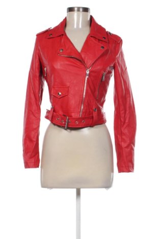 Damen Lederjacke Tally Weijl, Größe XS, Farbe Rot, Preis 25,34 €, #137304955