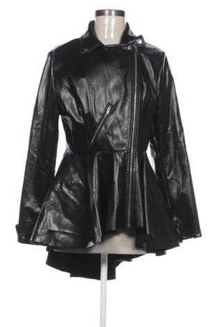 Damen Lederjacke SHEIN, Größe XL, Farbe Schwarz, Preis 16,00 €, #137321915