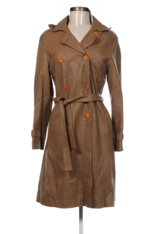 Geacă de piele pentru femei Unbranded, Mărime M, Culoare Maro, Preț 304,45 Lei, #137324531