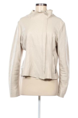 Geacă de piele pentru femei Cigno Nero, Mărime L, Culoare Ecru, Preț 507,38 Lei, #137326634