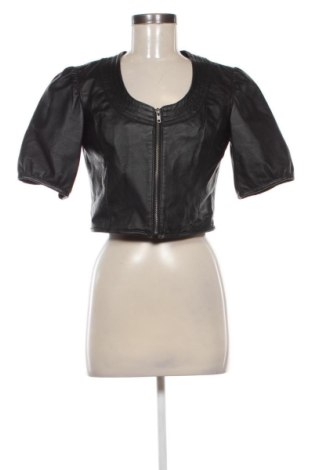 Geacă de piele pentru femei Paprika, Mărime M, Culoare Negru, Preț 346,44 Lei, #137332463