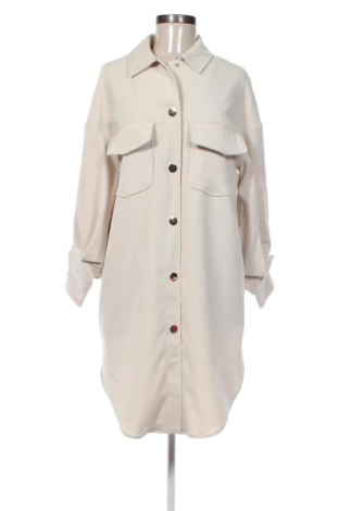 Dámsky kabát  Zara, Veľkosť S, Farba Kremová, Cena  27,87 €, #137287329