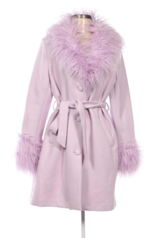 Palton de femei H&M, Mărime L, Culoare Roz, Preț 120,73 Lei, #137311757