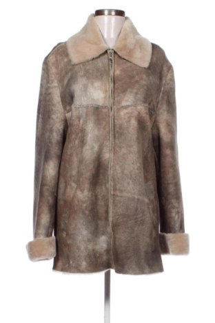 Palton din piele pentru damă Unbranded, Mărime L, Culoare Maro, Preț 729,62 Lei, #137313404