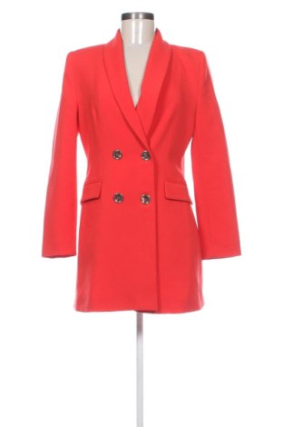 Sacou de femei Zara, Mărime L, Culoare Roșu, Preț 283,45 Lei, #137291166