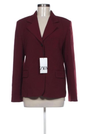 Sacou de femei Zara, Mărime XL, Culoare Roșu, Preț 307,00 Lei, #137317560