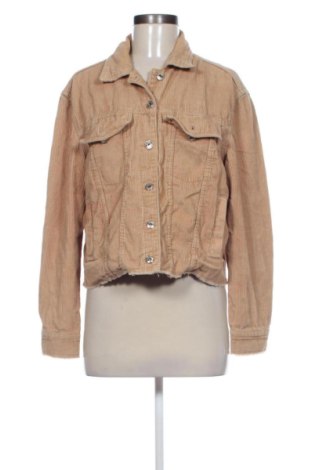 Geacă de femei Bershka, Mărime M, Culoare Bej, Preț 78,74 Lei, #137269275