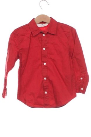 Cămașă pentru copii H&M, Mărime 2-3y/ 98-104 cm, Culoare Roșu, Preț 31,49 Lei, #137274605
