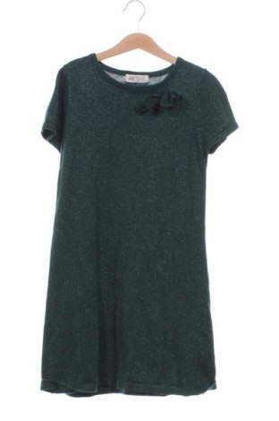 Детска рокля H&M, Размер 8-9y/ 134-140 см, Цвят Зелен, Цена 21,20 €, #137268239