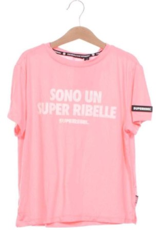 Kinder T-Shirt Super Rebel, Größe 10-11y/ 146-152 cm, Farbe Rosa, Preis 5,00 €, #137285451