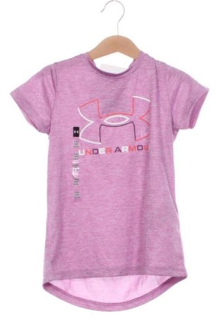 Kinder T-Shirt Under Armour, Größe 7-8y/ 128-134 cm, Farbe Rosa, Preis 23,00 €, #137053268