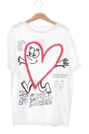 Kinder T-Shirt Zara, Größe 13-14y/ 164-168 cm, Farbe Weiß, Preis € 5,72, #137289342