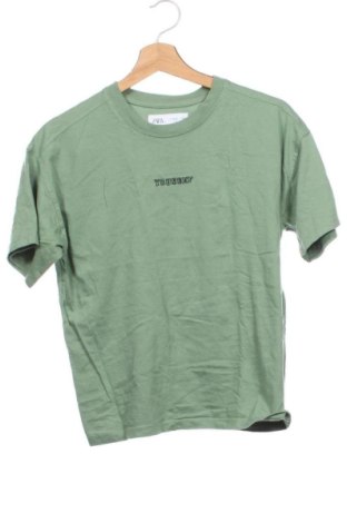 Kinder T-Shirt Zara, Größe 11-12y/ 152-158 cm, Farbe Grün, Preis 8,00 €, #137320138