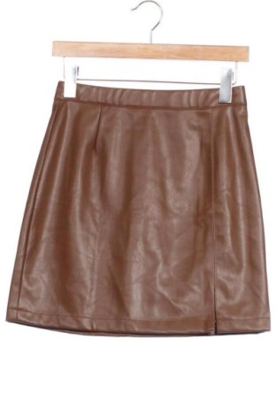 Lederrock Unbranded, Größe XS, Farbe Braun, Preis 12,00 €, #137311017