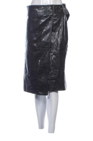 Кожена пола H&M, Размер XL, Цвят Черен, Цена 13,00 €, #137311444