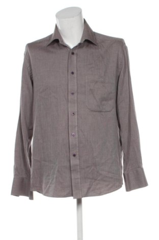 Herrenhemd Allan Clark, Größe S, Farbe Braun, Preis 13,00 €, #137302994