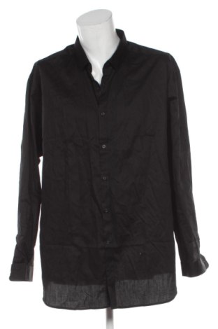 Ανδρικό πουκάμισο Jack & Jones, Μέγεθος 4XL, Χρώμα Μαύρο, Τιμή 28,00 €, #137307295
