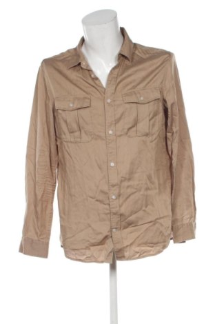 Herrenhemd H&M, Größe M, Farbe Beige, Preis 10,00 €, #137318777