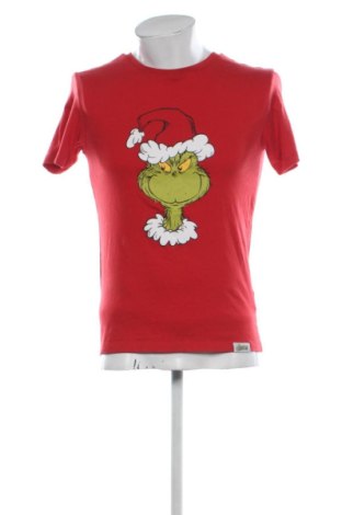 Męski T-shirt Sinsay, Rozmiar S, Kolor Czerwony, Cena 33,87 zł, #137274239