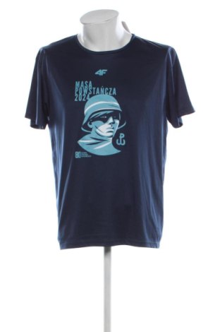 Męski T-shirt 4F, Rozmiar XL, Kolor Niebieski, Cena 45,00 zł, #137286156